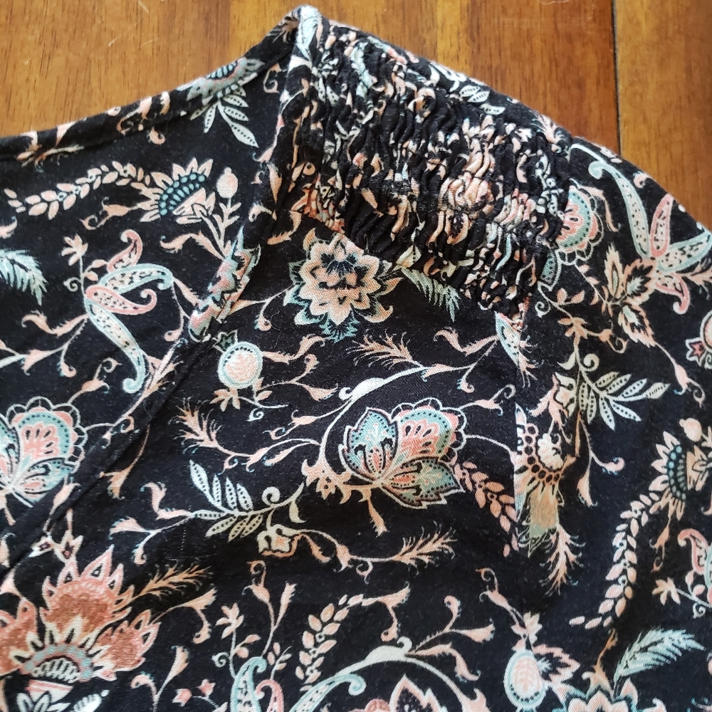 Mossimo Black Pink & Mint Romper - Picture 4 of 9